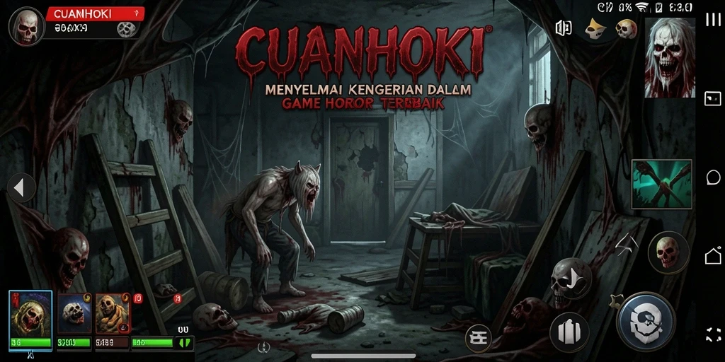Gameplay mencekam CUANHOKI yang menantang.