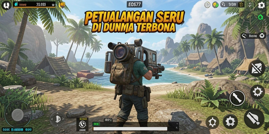 Gameplay menarik di dunia terbuka EOS77 dengan eksplorasi yang mendalam.