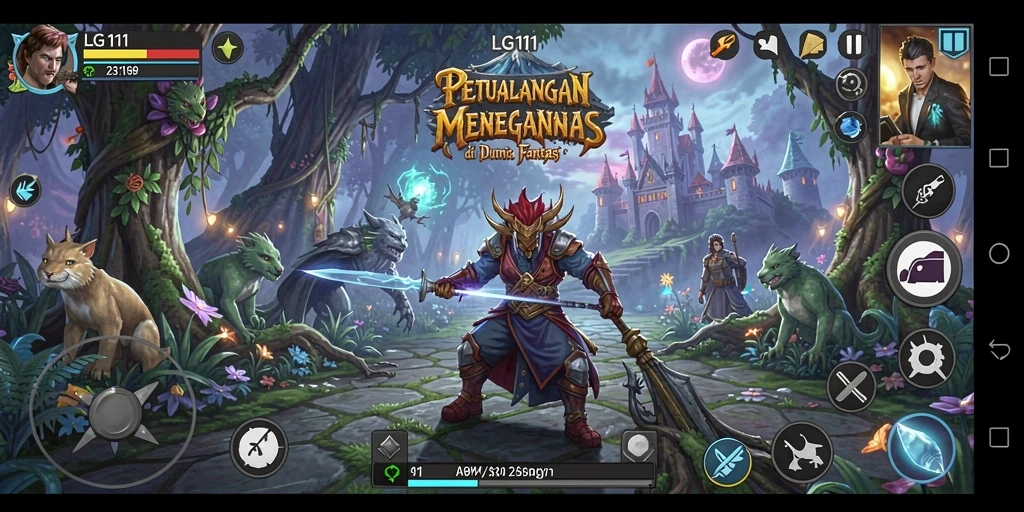 Tampilan gameplay LG111 yang menakjubkan dan menegangkan.