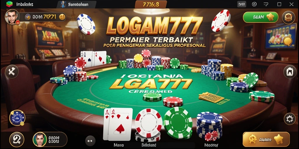 Tampilan gameplay Poker yang menarik dari LOGAM777.