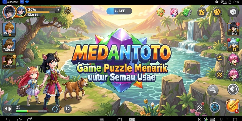 Tampilan seru gameplay MEDANTOTO dengan berbagai teka-teki menarik.