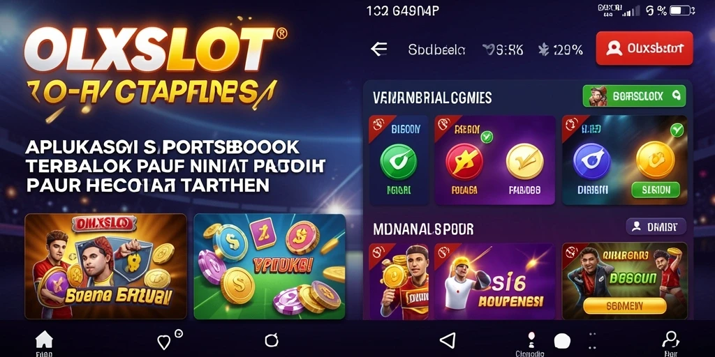 Tampilan menarik dari gameplay <strong>OLXSLOT</strong> saat melakukan taruhan olahraga.