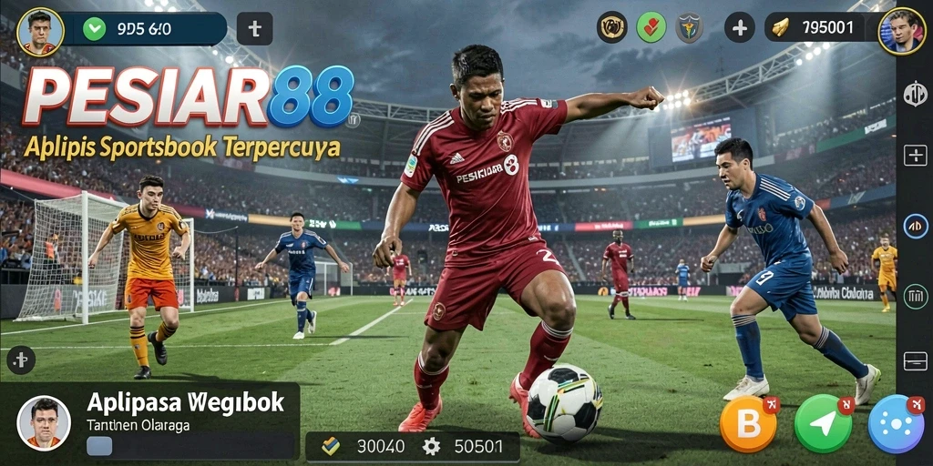 Tampilan gameplay PESIAR88 yang menarik dan interaktif untuk taruhan olahraga.