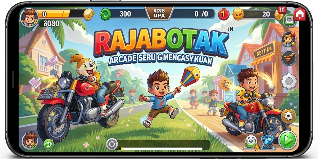 Screenshot gameplay RAJABOTAK yang seru dan penuh aksi.