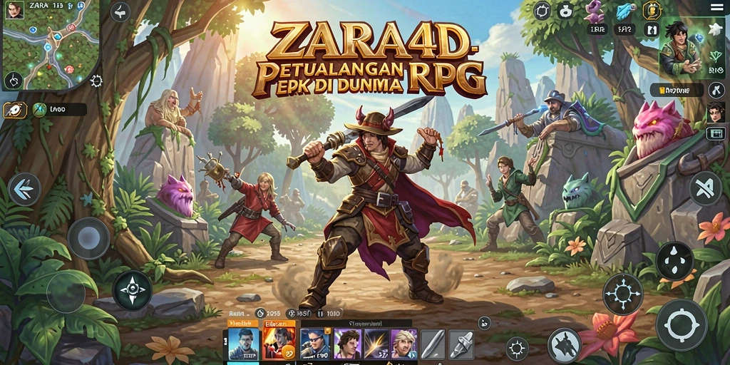 Gameplay ZARA4D menunjukkan pertarungan yang mendebarkan di dunia RPG.